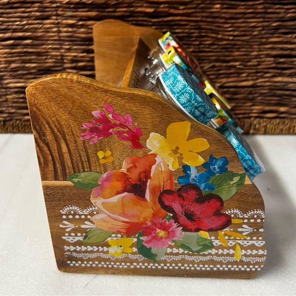 The Pioneer Woman Wildflower Whimsy Six Jar Spice Rack - Picture 3 of 11
